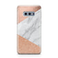 Marble Rose Gold Samsung Galaxy S10E Case