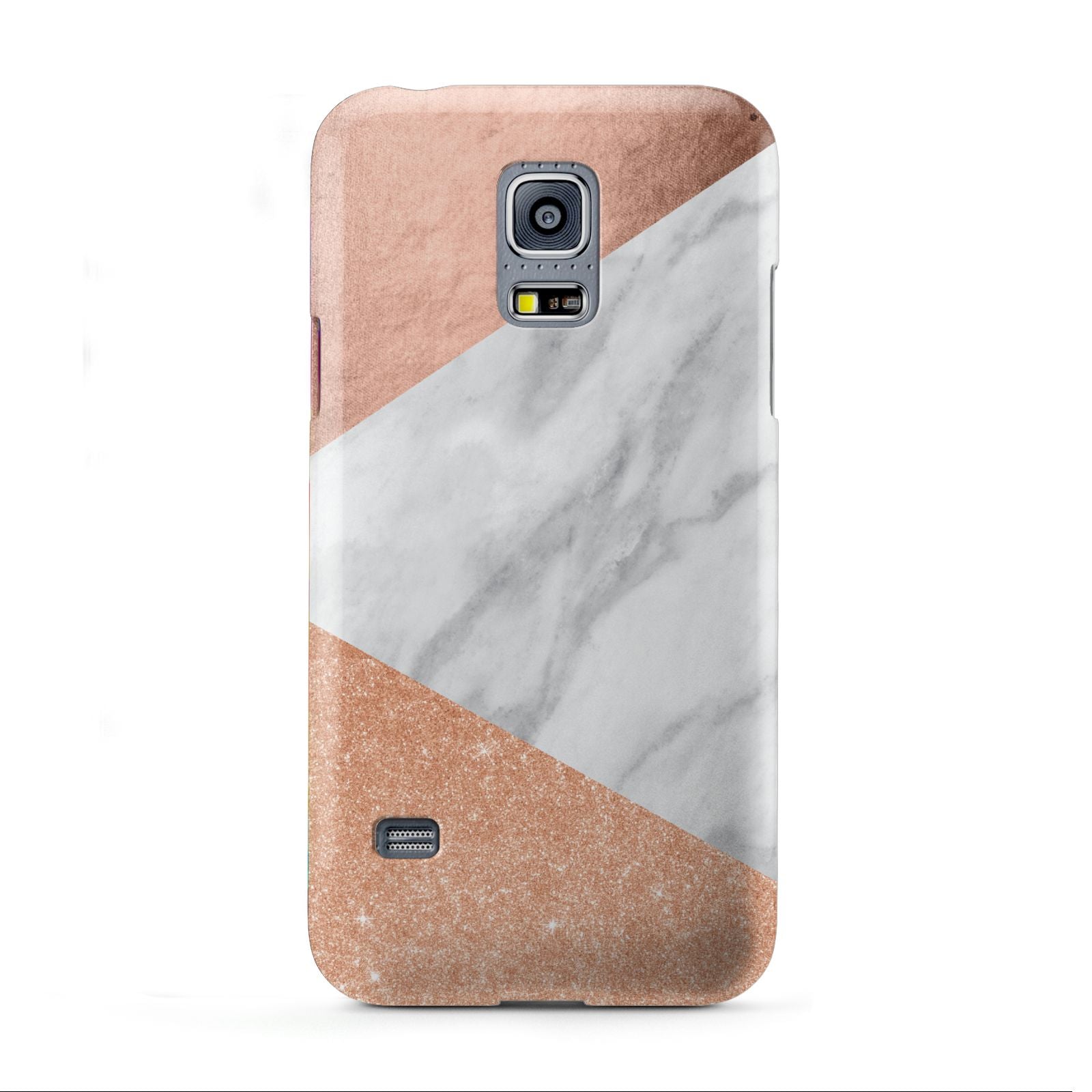 Marble Rose Gold Samsung Galaxy S5 Mini Case