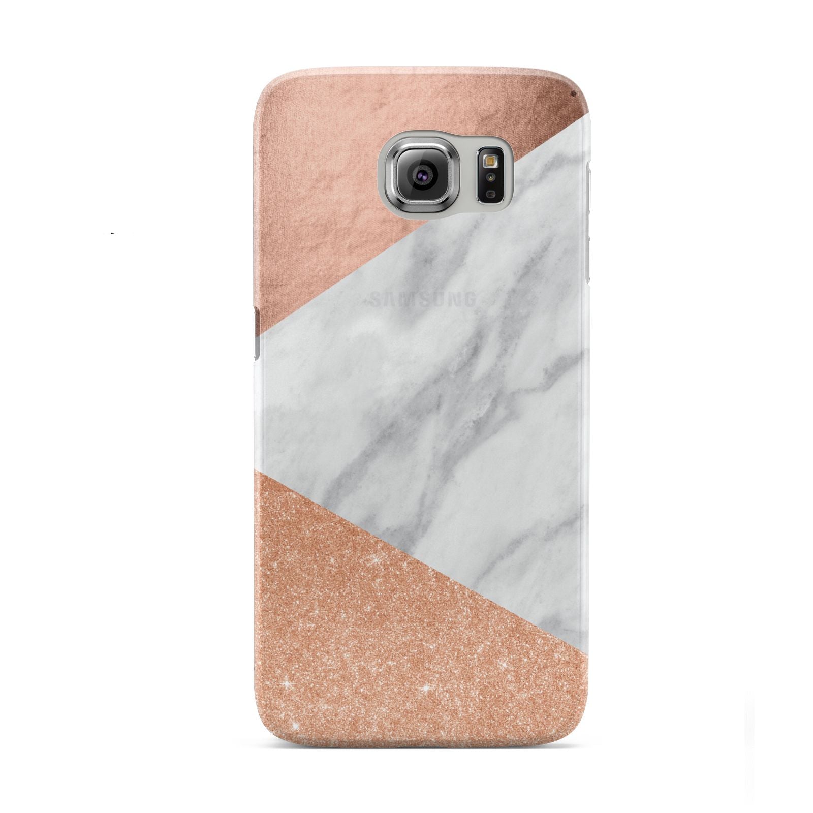 Marble Rose Gold Samsung Galaxy S6 Case