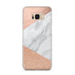Marble Rose Gold Samsung Galaxy S8 Plus Case