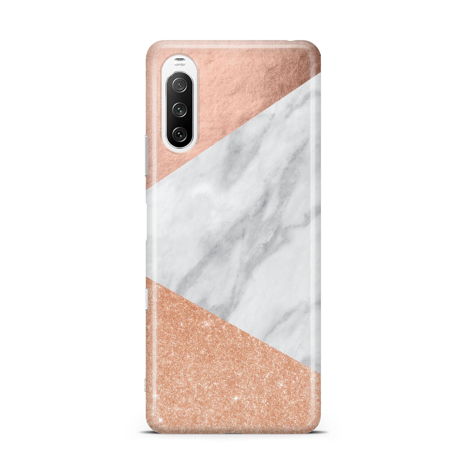 Marble Rose Gold Sony Xperia 10 III Case