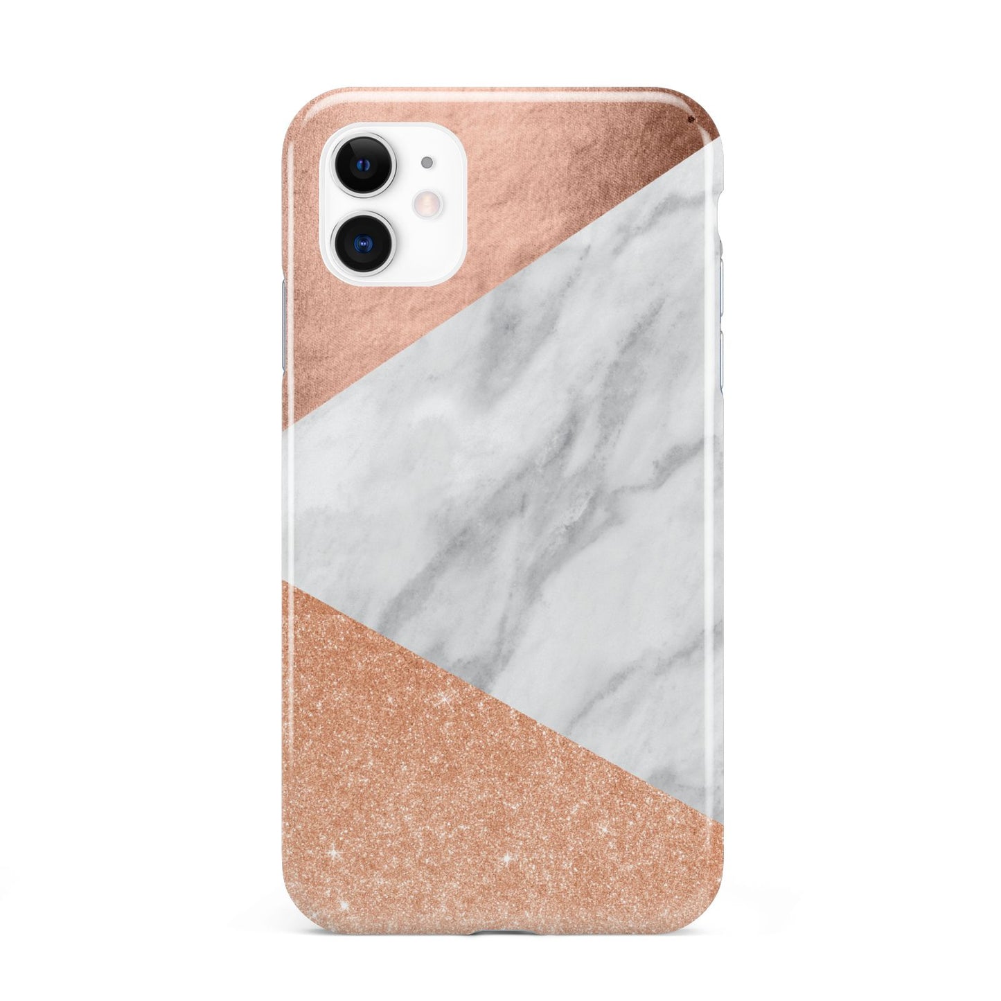Marble Rose Gold iPhone 11 3D Tough Case