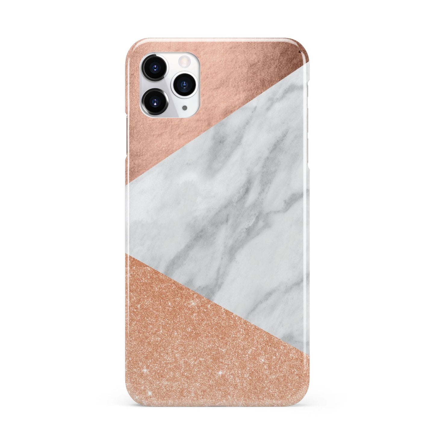 Marble Rose Gold iPhone 11 Pro Max 3D Snap Case