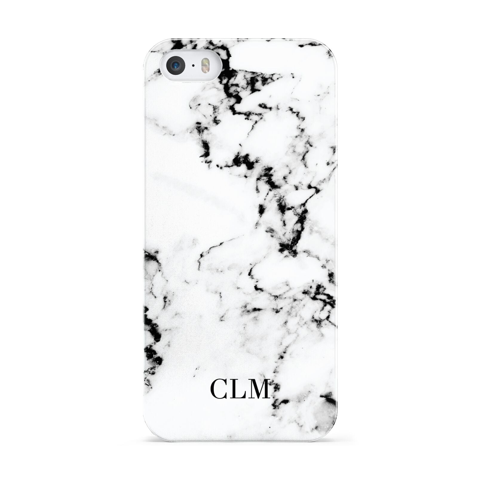 Marble Small Initials Personalised Apple iPhone 5 Case