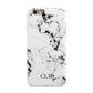 Marble Small Initials Personalised Apple iPhone 6 3D Tough Case