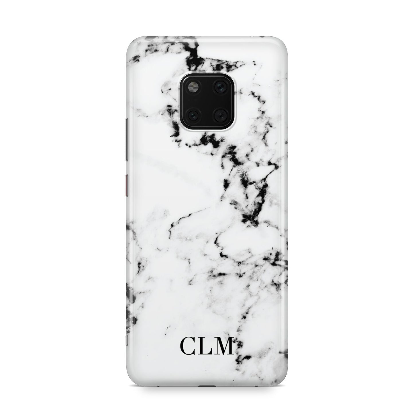 Marble Small Initials Personalised Huawei Mate 20 Pro Phone Case