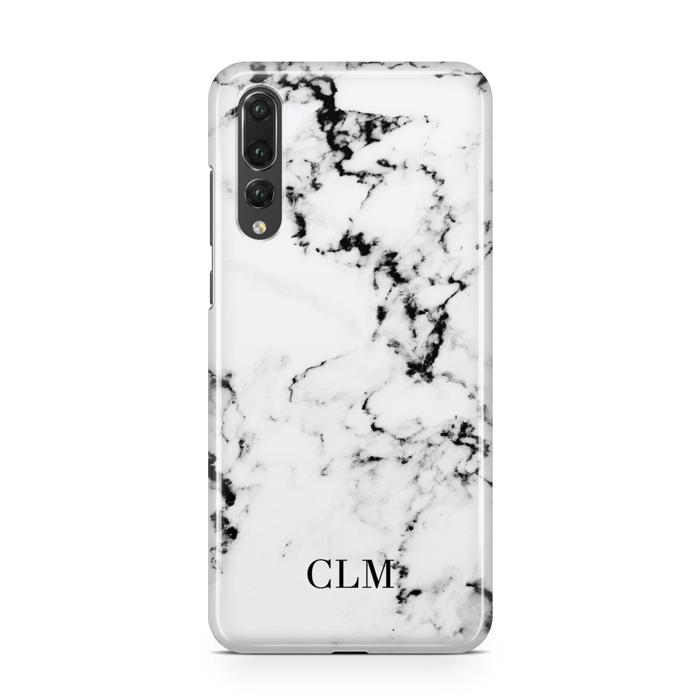 Marble Small Initials Personalised Huawei P20 Pro Phone Case