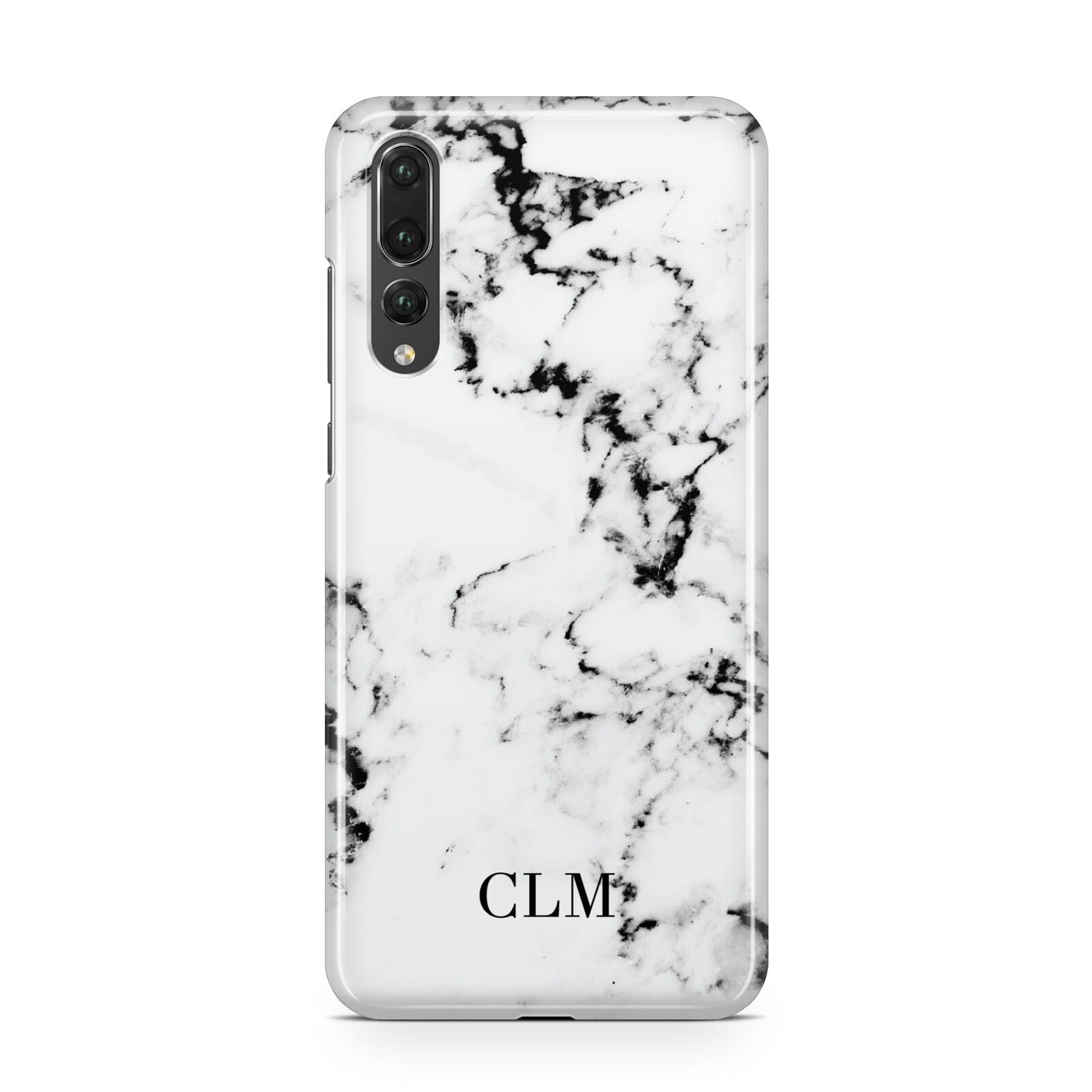 Marble Small Initials Personalised Huawei P20 Pro Phone Case