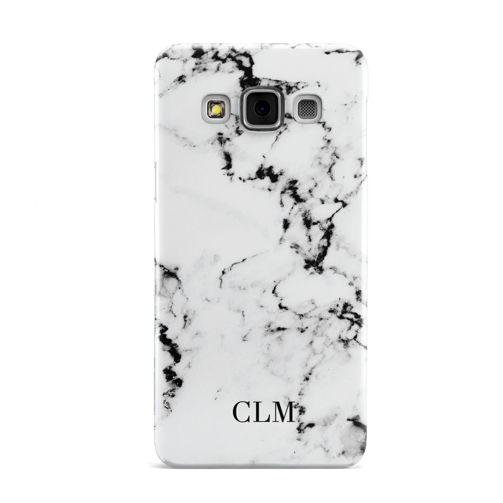 Marble Small Initials Personalised Samsung Galaxy A3 Case