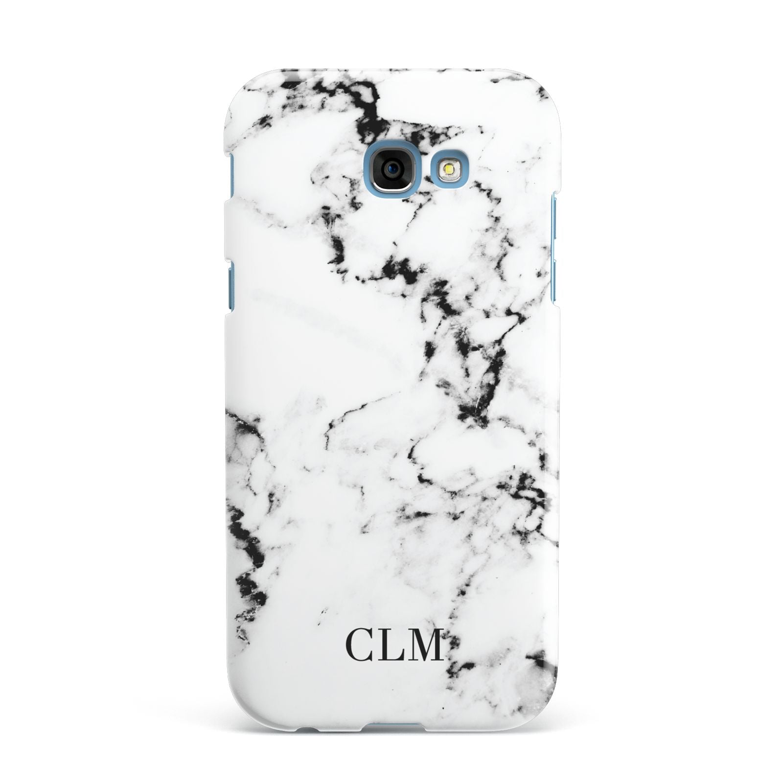 Marble Small Initials Personalised Samsung Galaxy A7 2017 Case