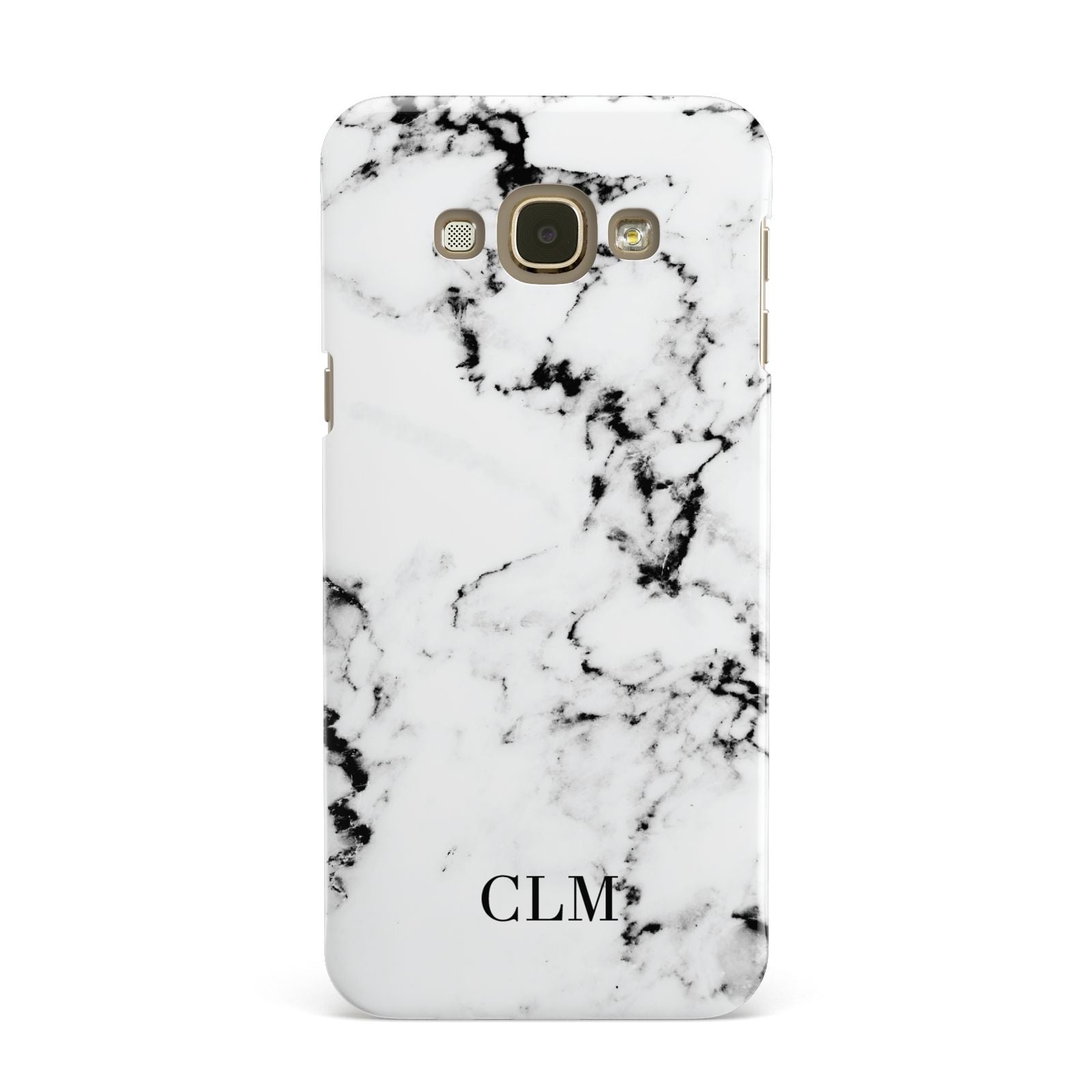 Marble Small Initials Personalised Samsung Galaxy A8 Case