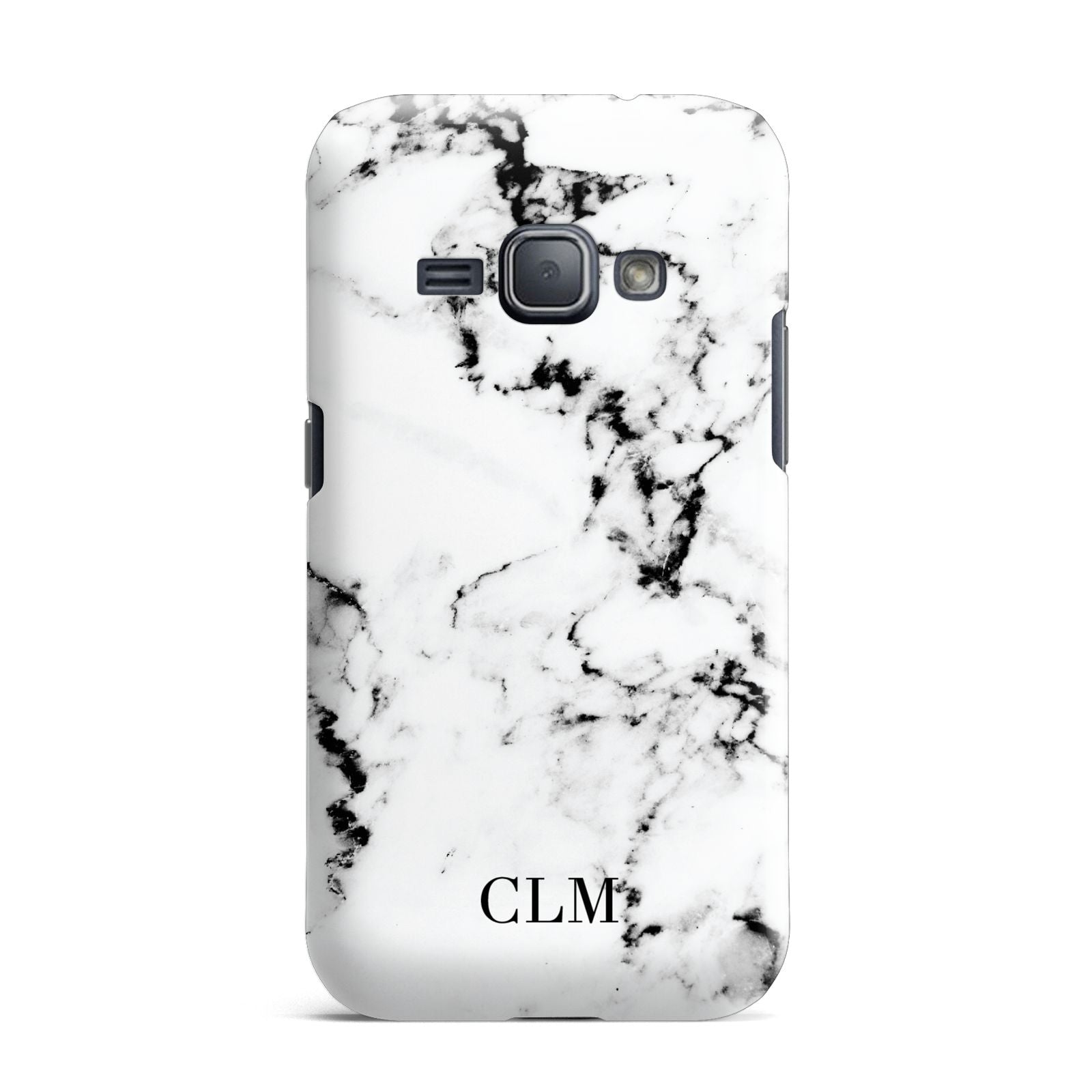Marble Small Initials Personalised Samsung Galaxy J1 2016 Case