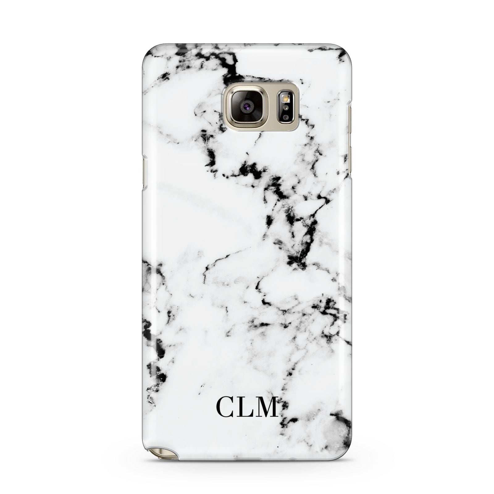 Marble Small Initials Personalised Samsung Galaxy Note 5 Case