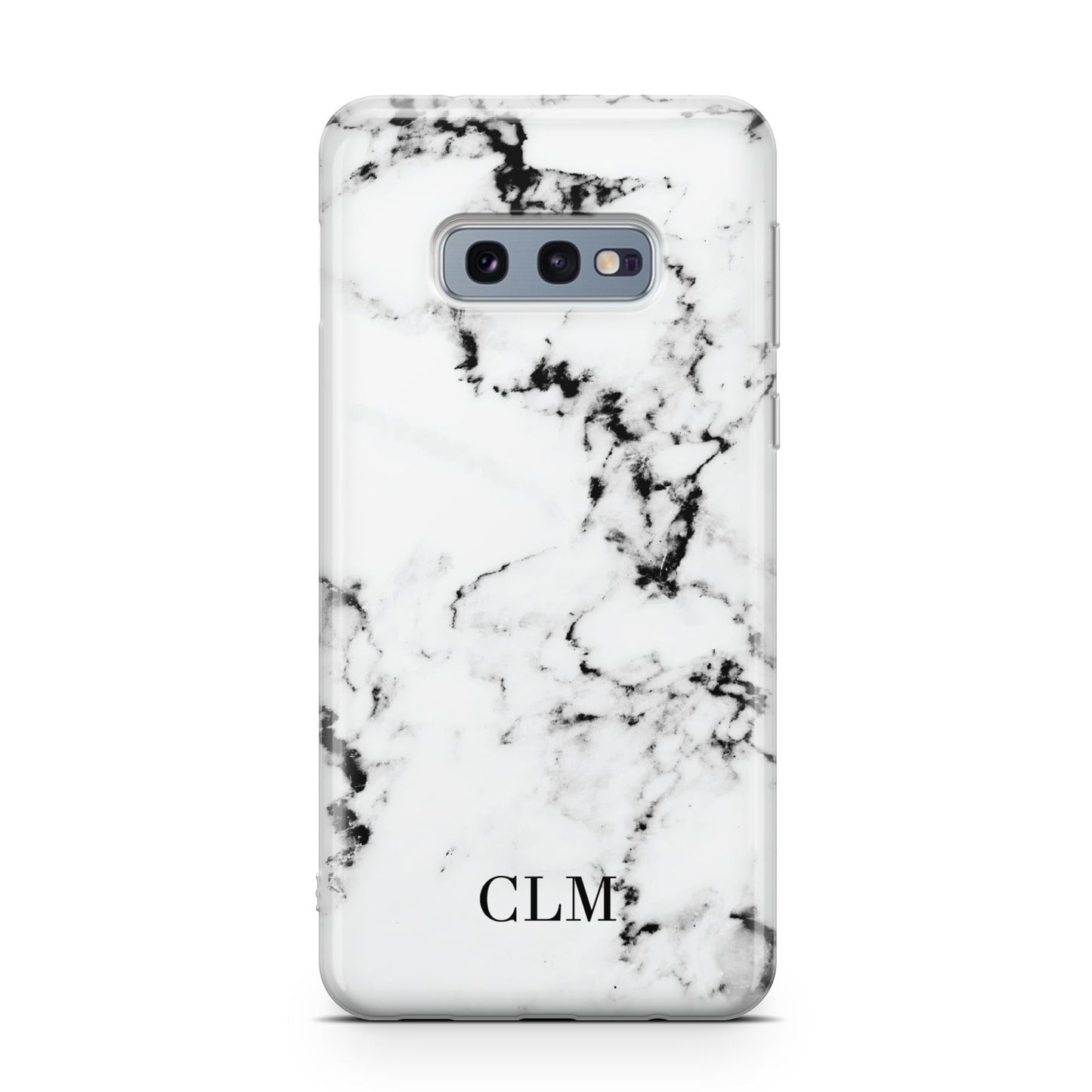 Marble Small Initials Personalised Samsung Galaxy S10E Case
