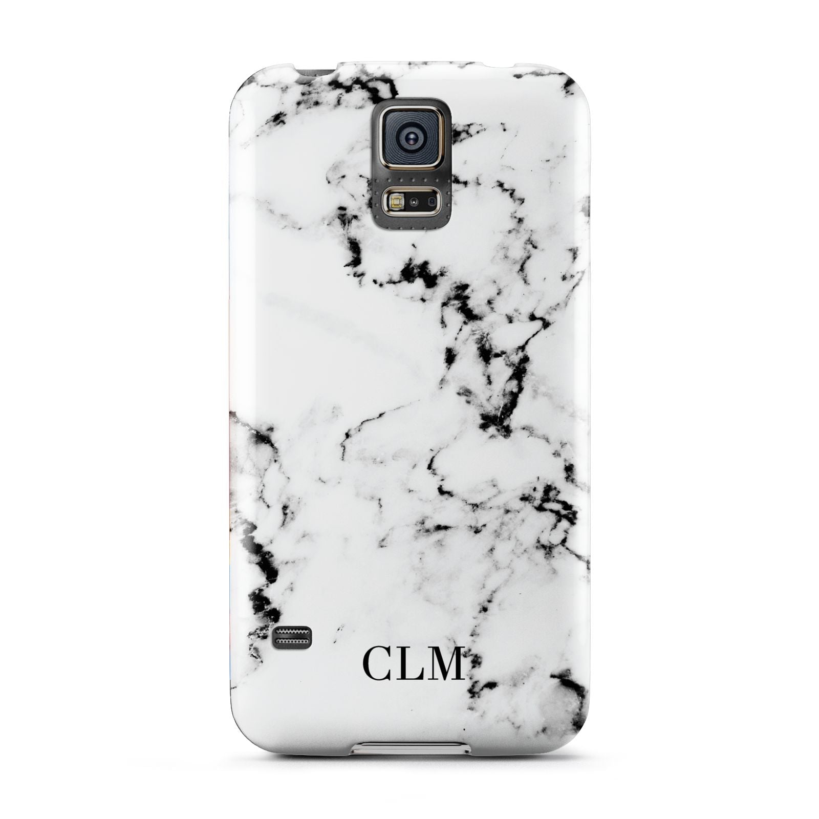 Marble Small Initials Personalised Samsung Galaxy S5 Case