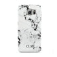 Marble Small Initials Personalised Samsung Galaxy S6 Case