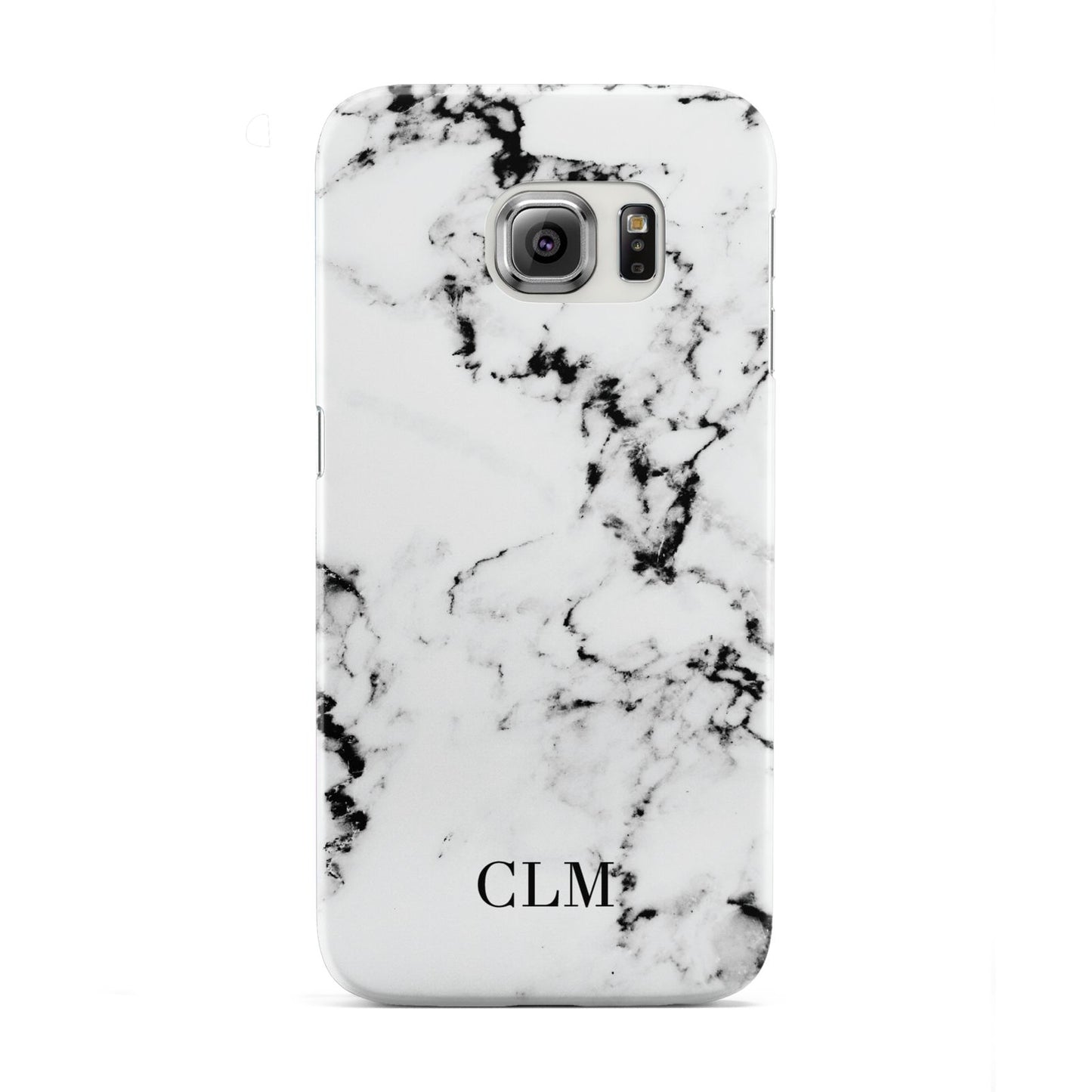Marble Small Initials Personalised Samsung Galaxy S6 Edge Case