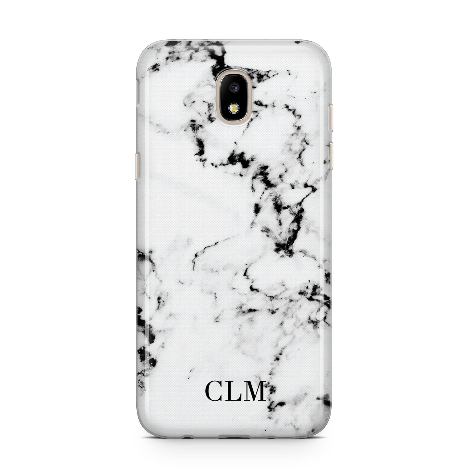 Marble Small Initials Personalised Samsung J5 2017 Case