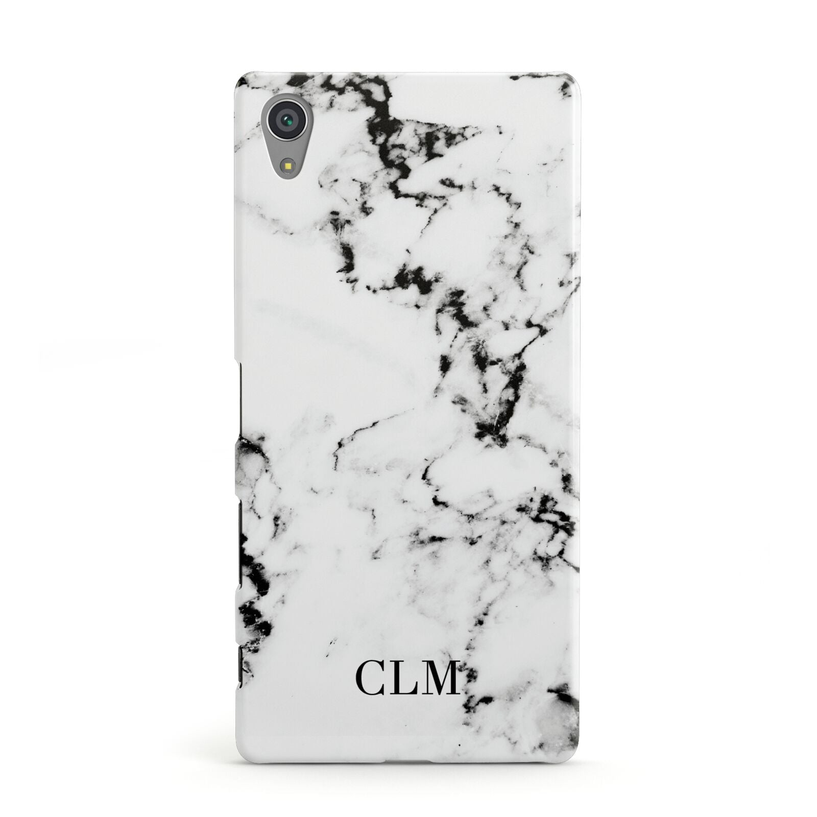 Marble Small Initials Personalised Sony Xperia Case