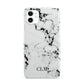 Marble Small Initials Personalised iPhone 11 3D Snap Case