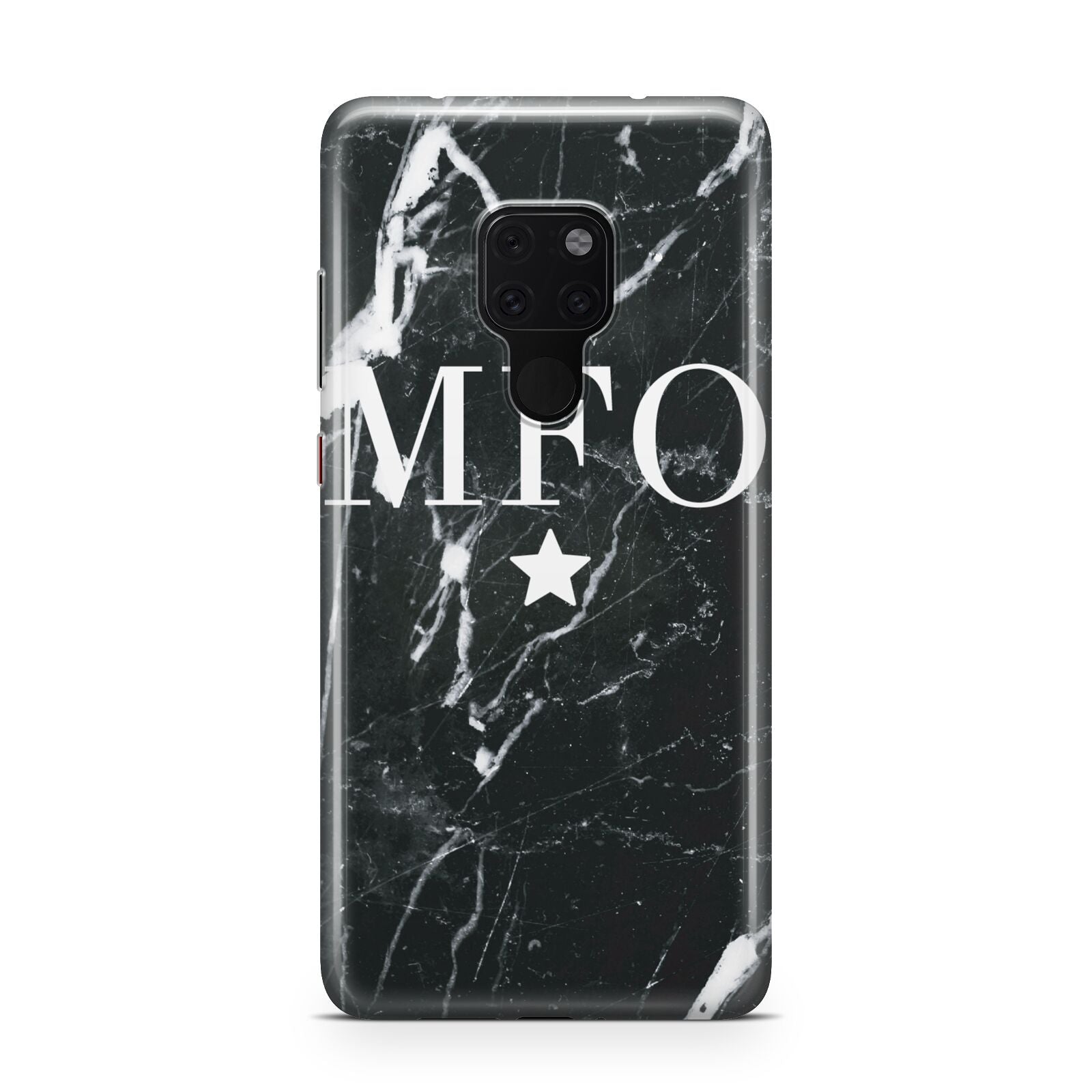 Marble Star Initials Personalised Huawei Mate 20 Phone Case