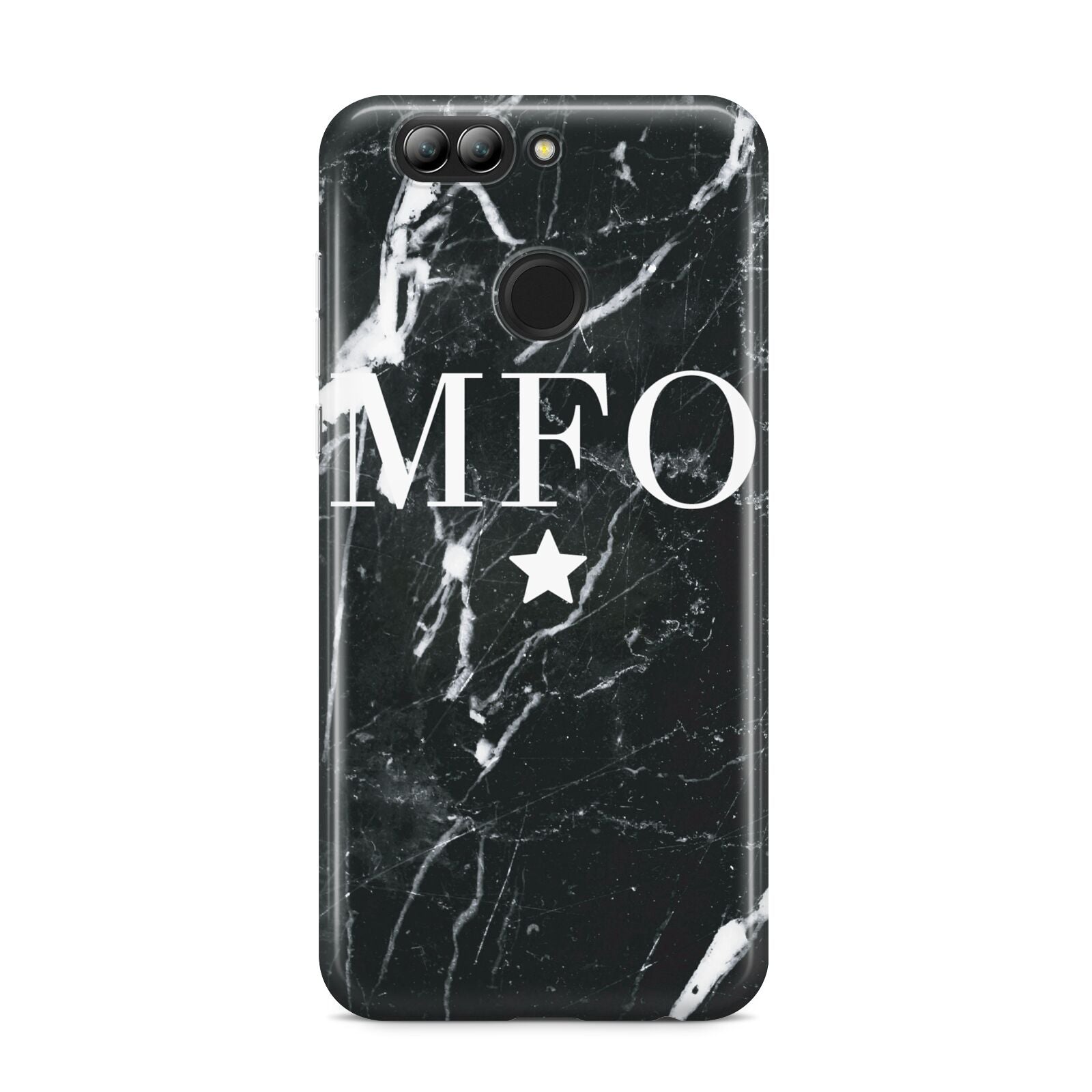 Marble Star Initials Personalised Huawei Nova 2s Phone Case