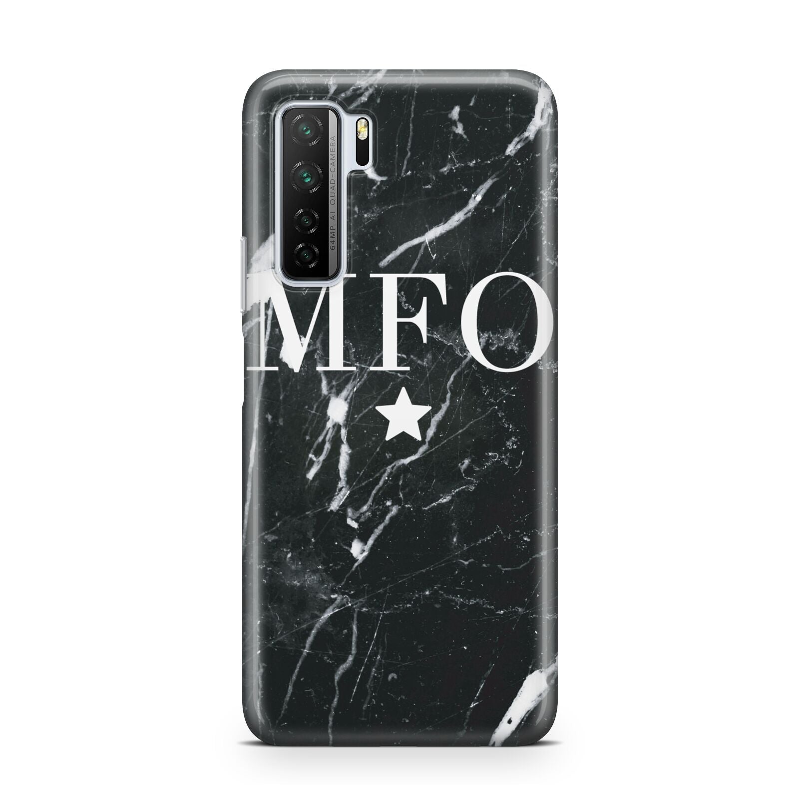 Marble Star Initials Personalised Huawei P40 Lite 5G Phone Case