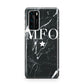 Marble Star Initials Personalised Huawei P40 Phone Case