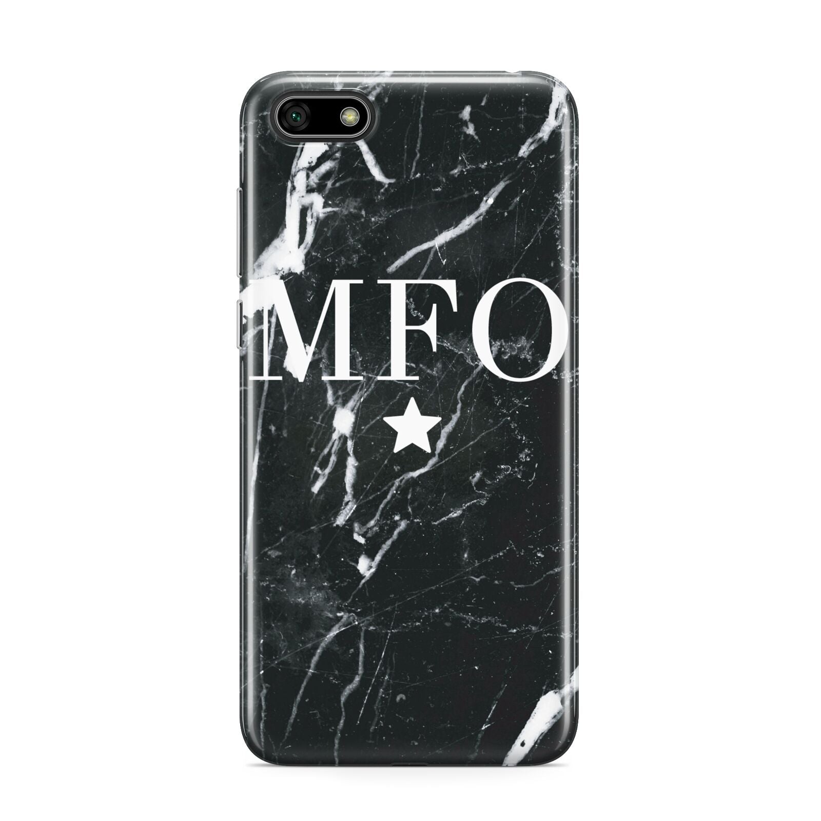 Marble Star Initials Personalised Huawei Y5 Prime 2018 Phone Case