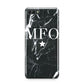 Marble Star Initials Personalised Huawei Y9 2018