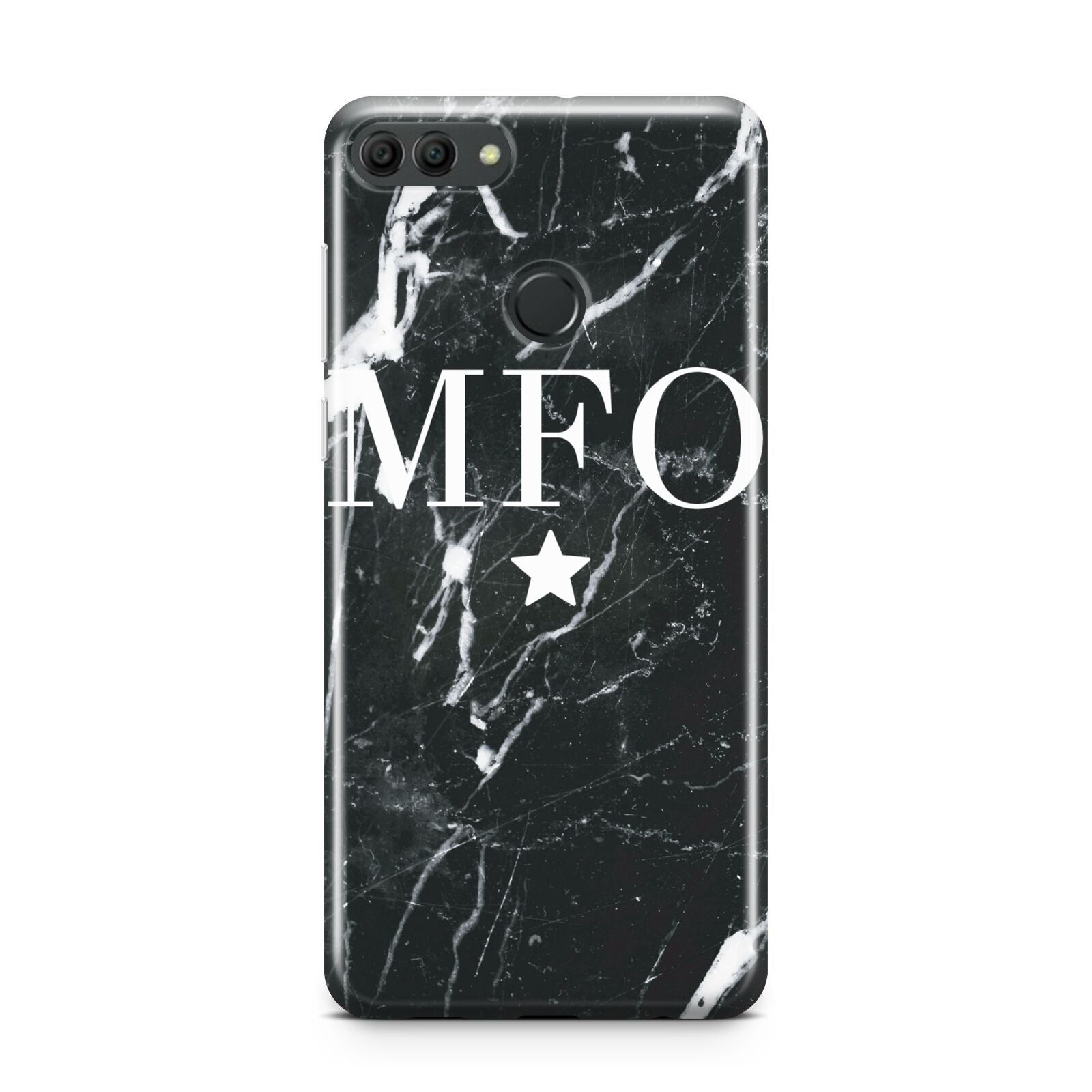 Marble Star Initials Personalised Huawei Y9 2018