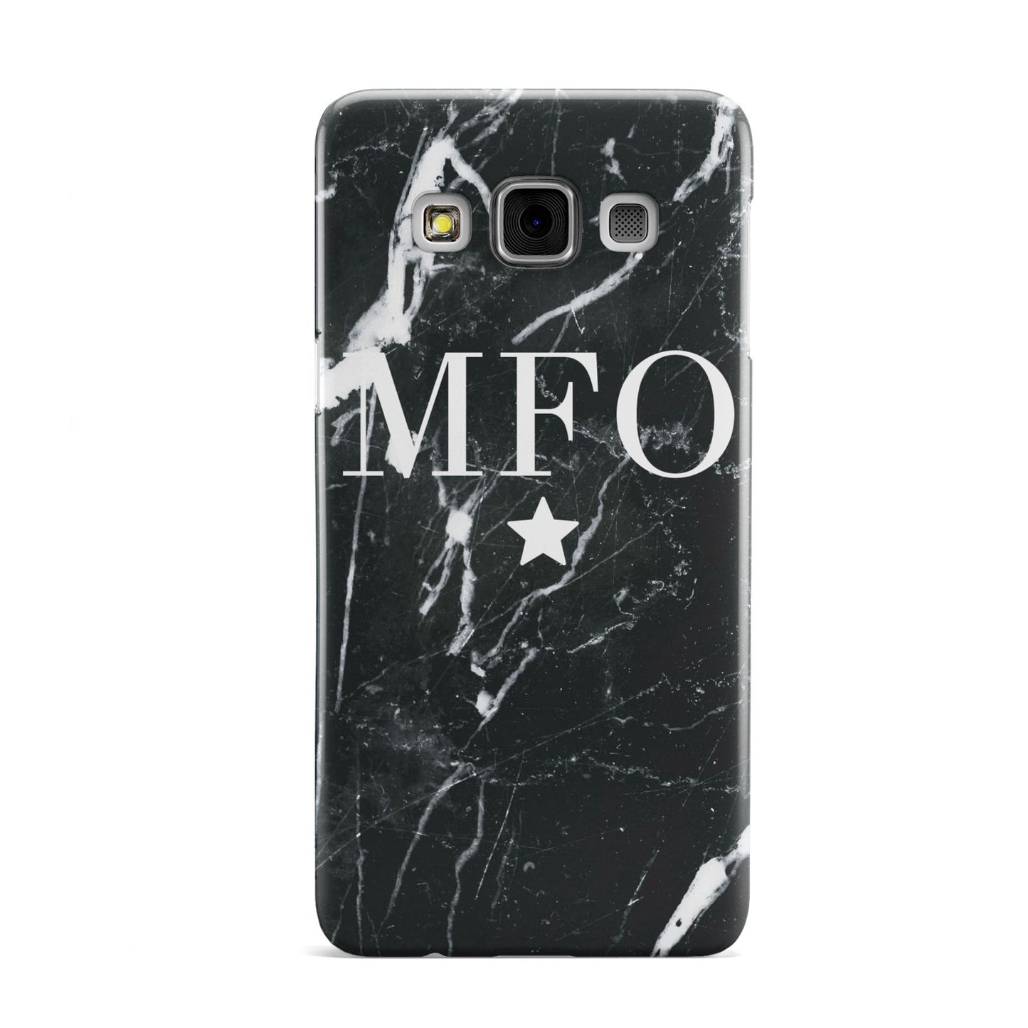 Marble Star Initials Personalised Samsung Galaxy A3 Case