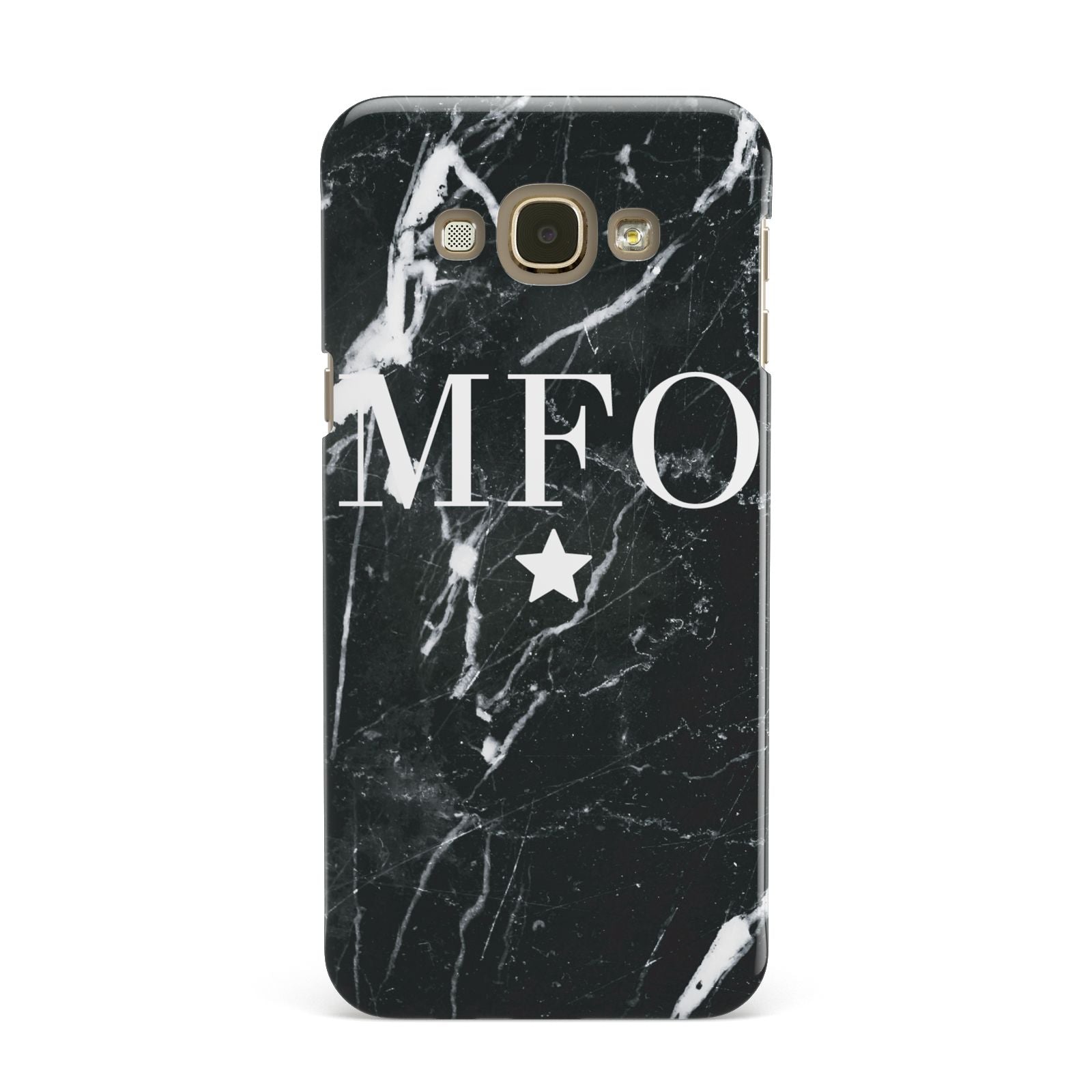 Marble Star Initials Personalised Samsung Galaxy A8 Case