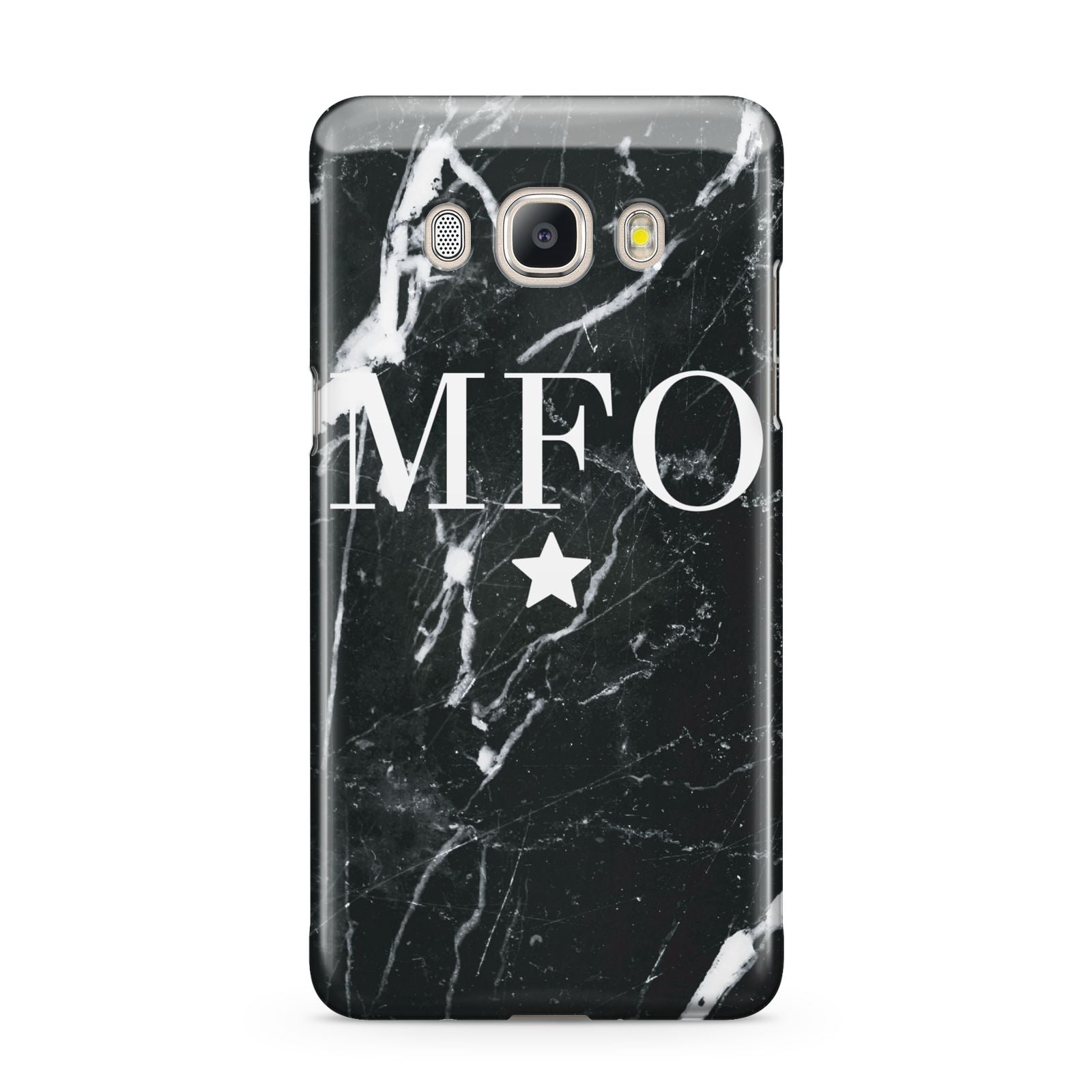 Marble Star Initials Personalised Samsung Galaxy J5 2016 Case