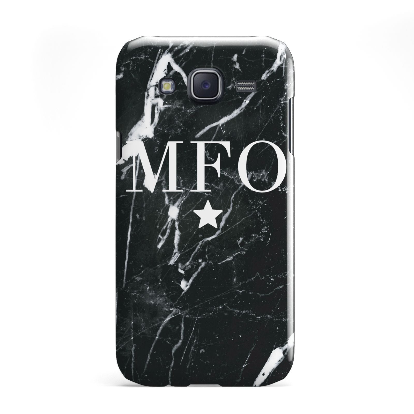 Marble Star Initials Personalised Samsung Galaxy J5 Case