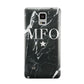 Marble Star Initials Personalised Samsung Galaxy Note 4 Case