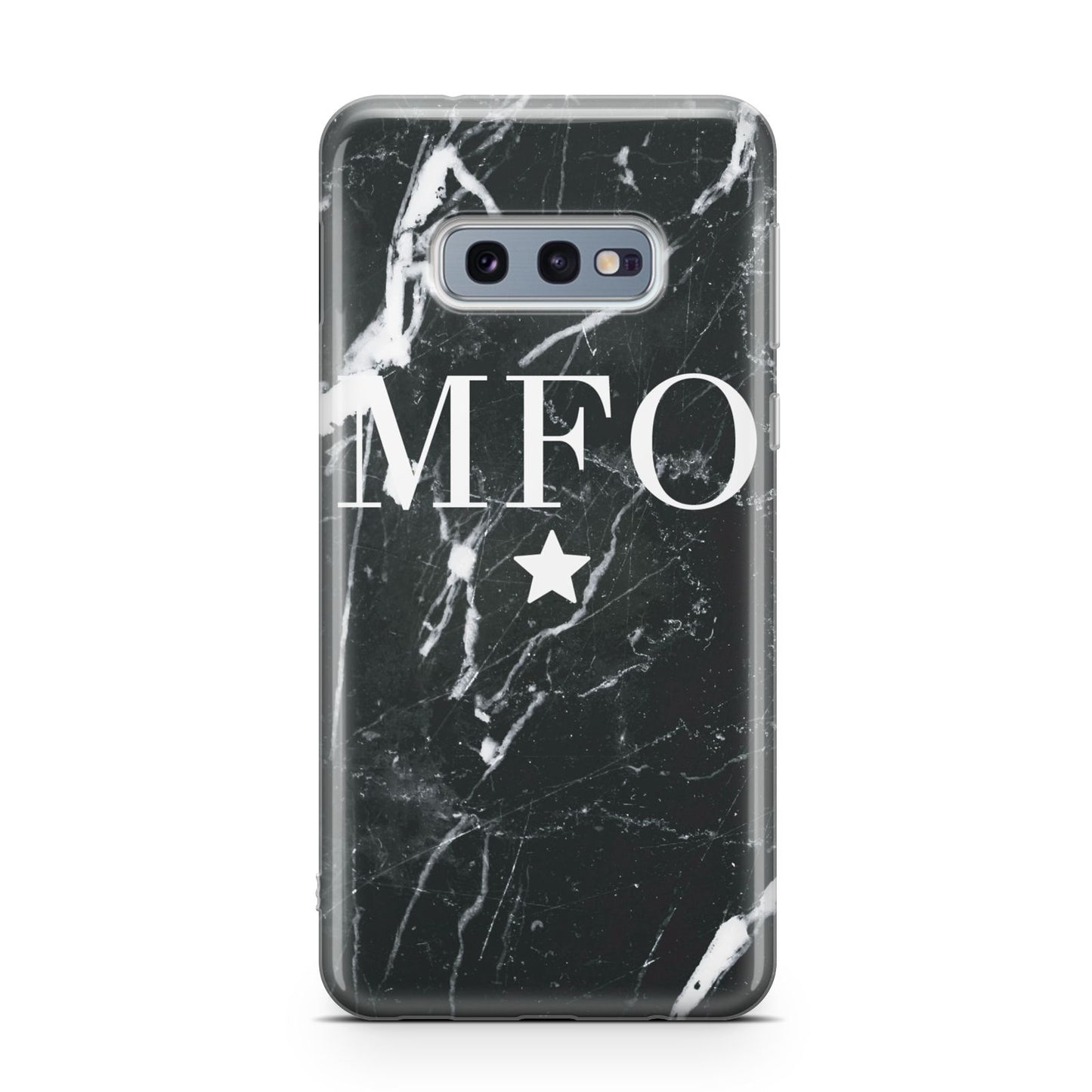 Marble Star Initials Personalised Samsung Galaxy S10E Case