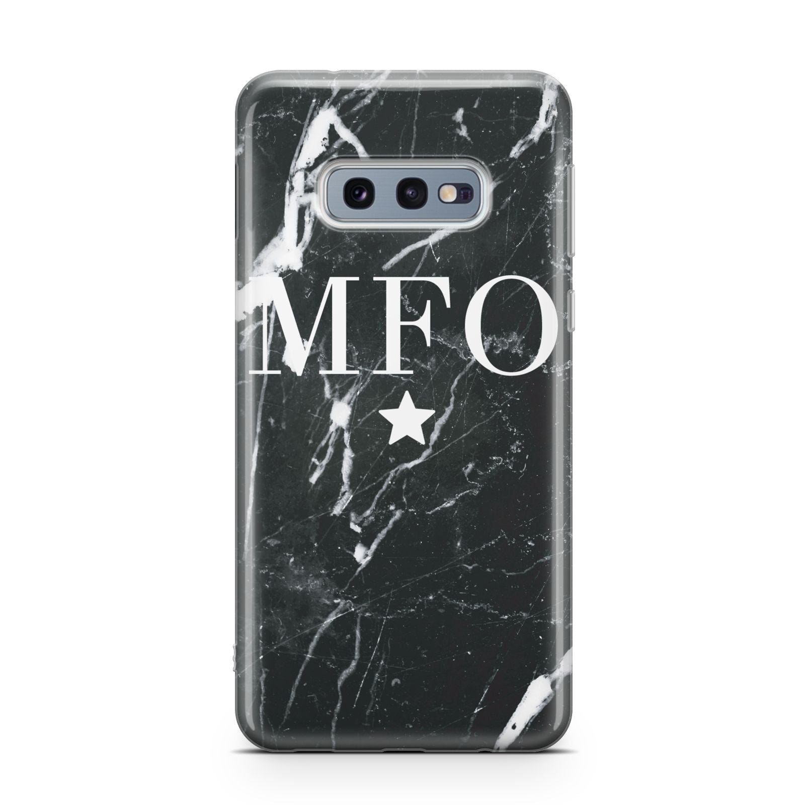 Marble Star Initials Personalised Samsung Galaxy S10E Case