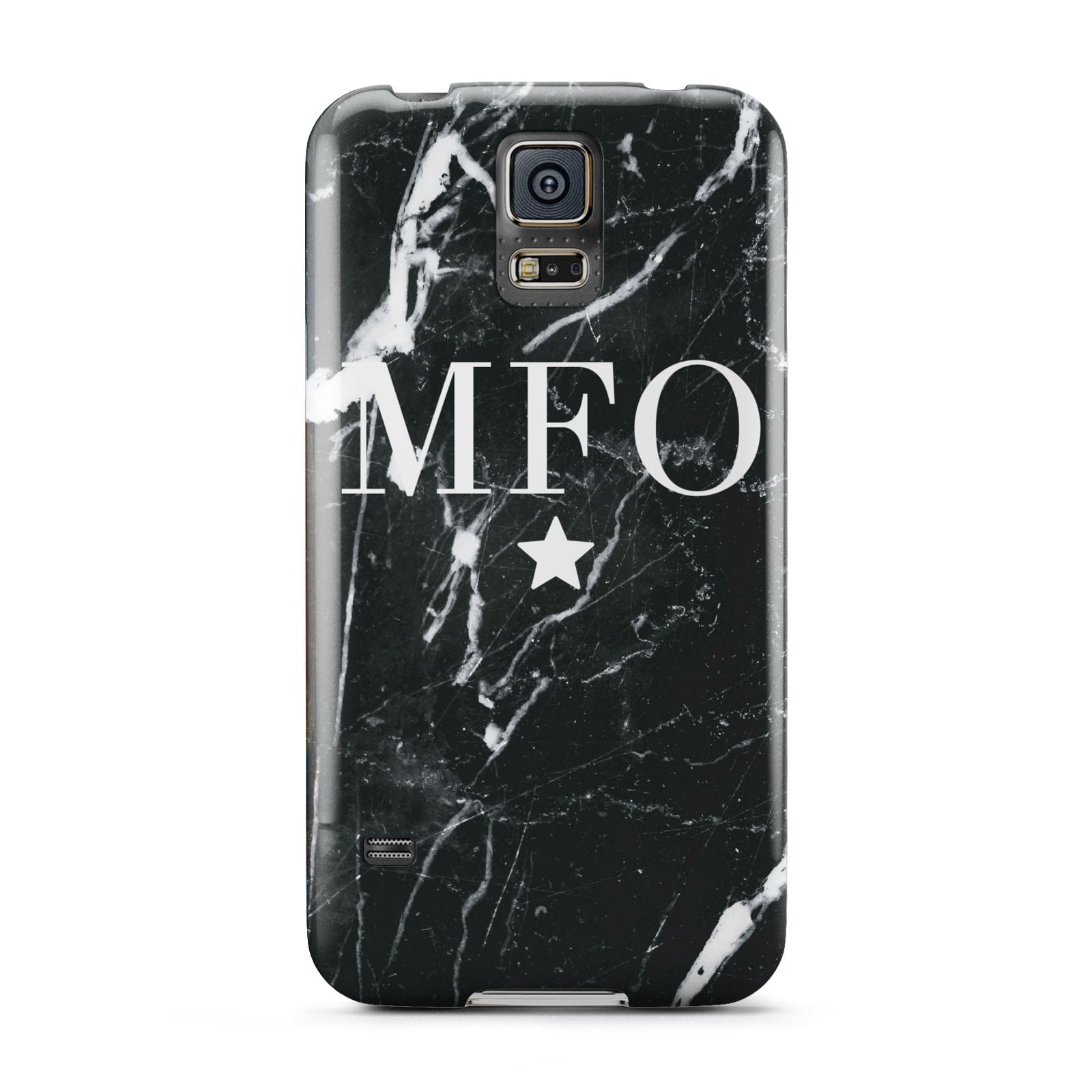 Marble Star Initials Personalised Samsung Galaxy S5 Case