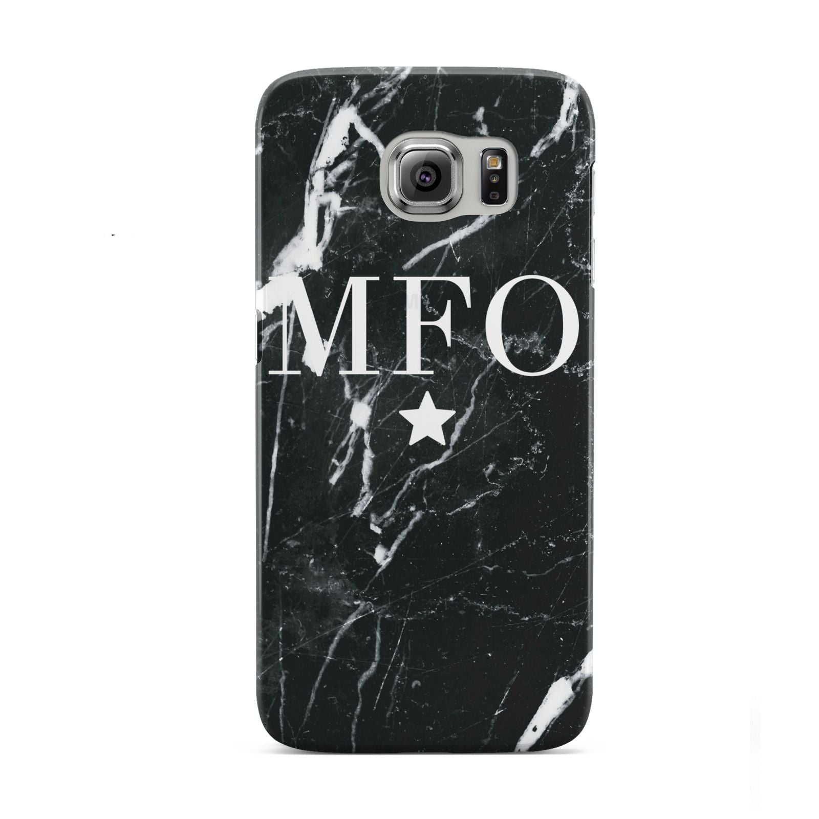 Marble Star Initials Personalised Samsung Galaxy S6 Case
