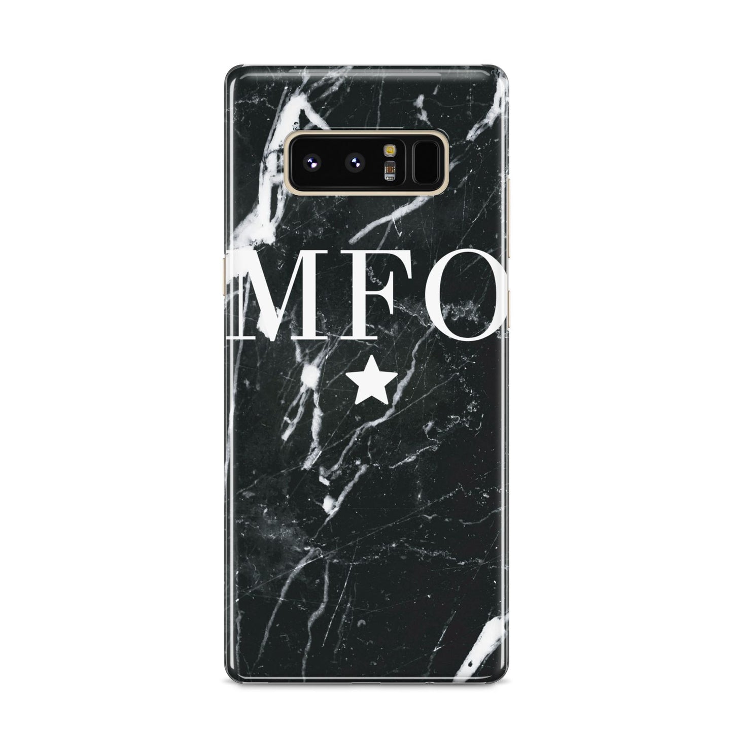 Marble Star Initials Personalised Samsung Galaxy S8 Case