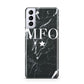 Marble Star Initials Personalised Samsung S21 Plus Case