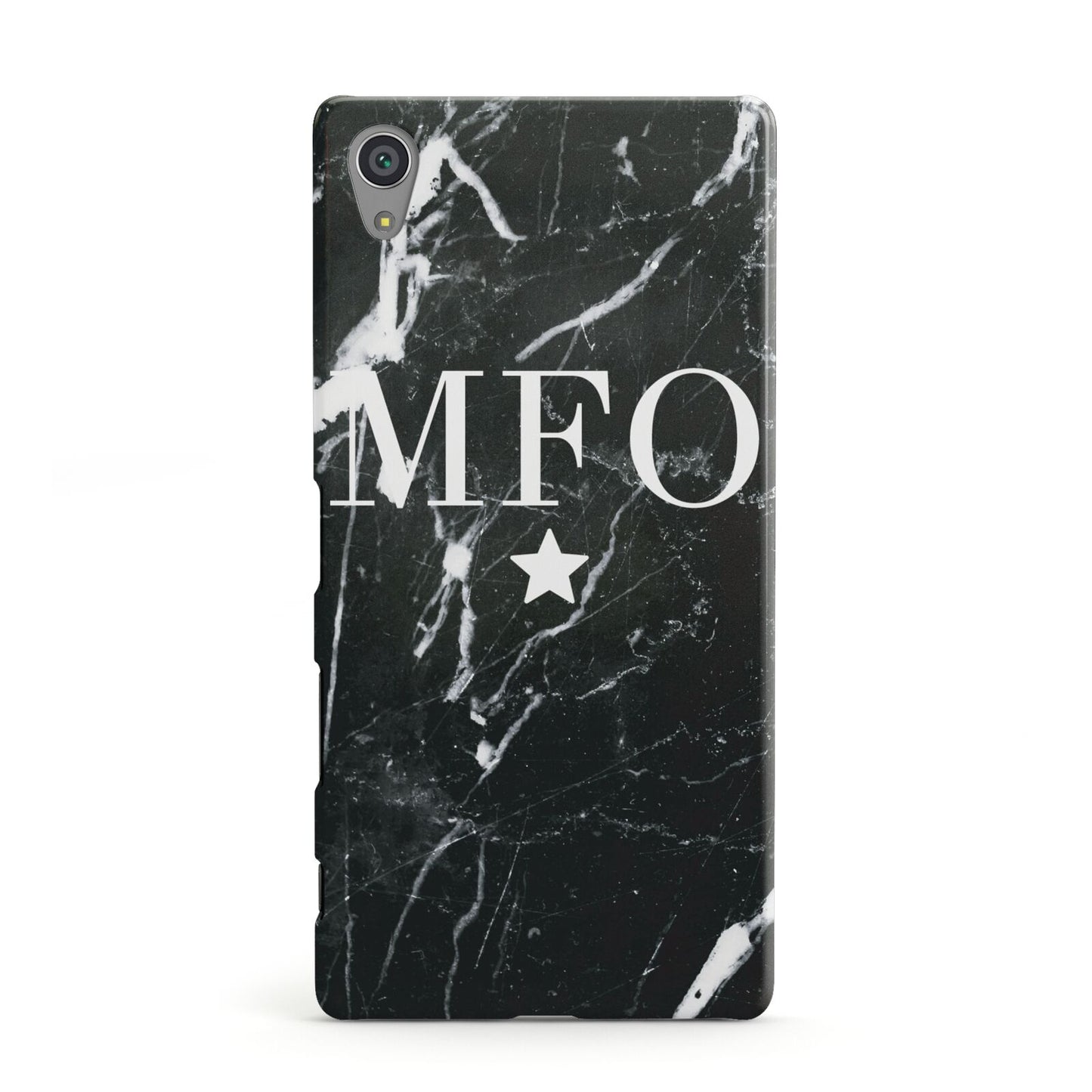 Marble Star Initials Personalised Sony Xperia Case