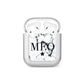 Marble Star Personalised Initials AirPods Case