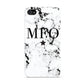 Marble Star Personalised Initials Apple iPhone 4s Case