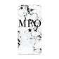 Marble Star Personalised Initials Apple iPhone 5 Case