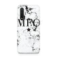 Marble Star Personalised Initials Huawei Nova 6 Phone Case