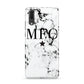 Marble Star Personalised Initials Huawei P20 Phone Case