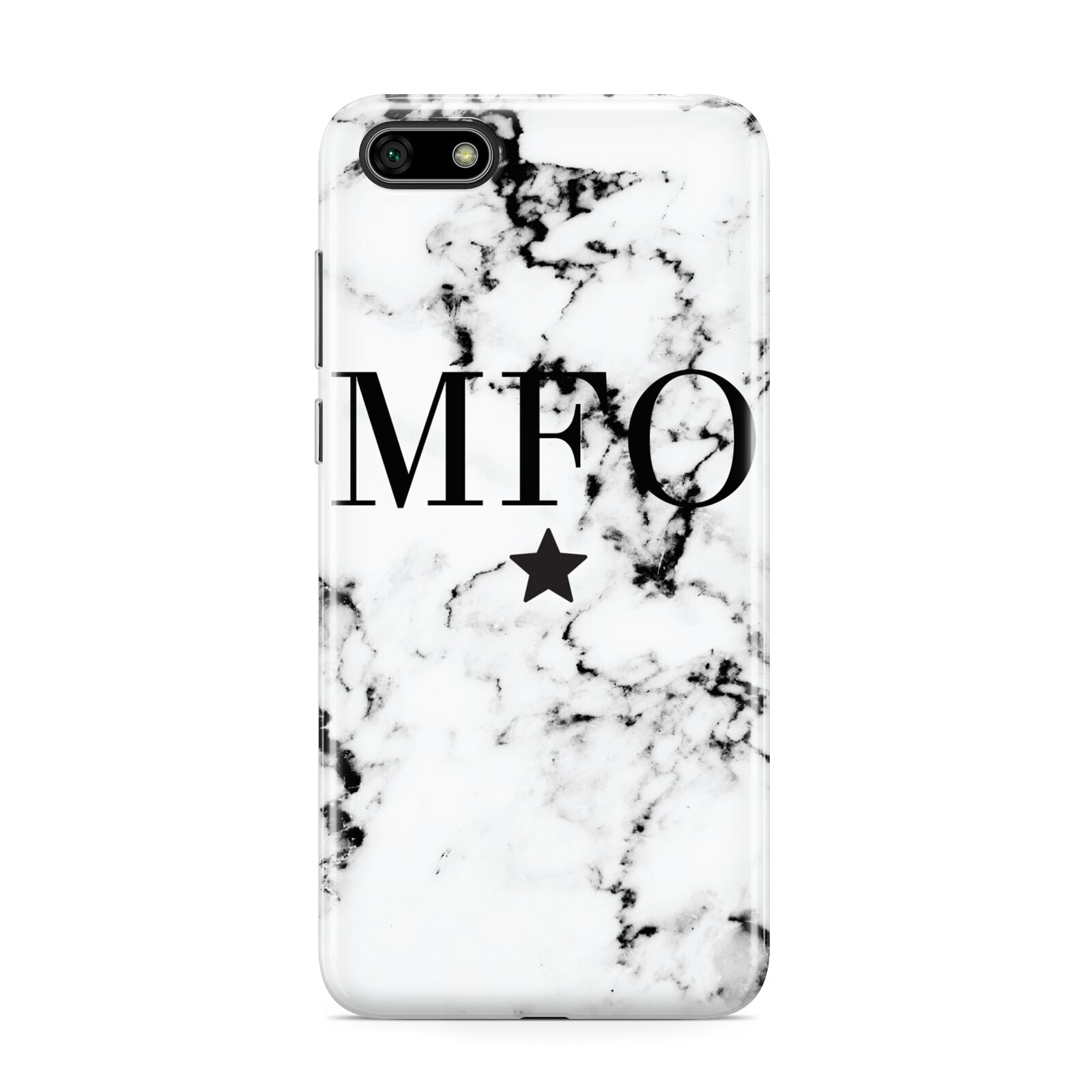 Marble Star Personalised Initials Huawei Y5 Prime 2018 Phone Case
