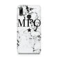 Marble Star Personalised Initials Huawei Y7 2019